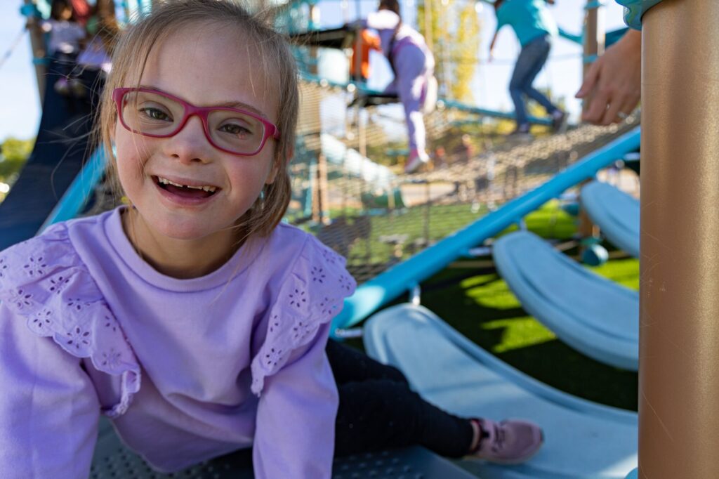 Volo Aire playground tower is inclusive for all kids
